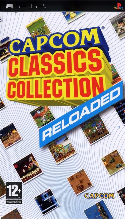 Pochette Capcom Classics Collection Reloaded version PSP