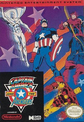 Pochette Captain America and the Avengers version NES