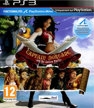 Pochette Captain Morgane et la Tortue d'Or version PlayStation 3