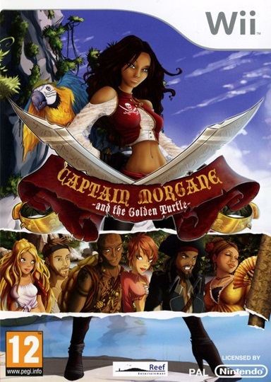 Pochette Captain Morgane et la Tortue d'Or version Wii