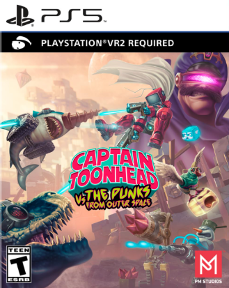 Pochette Captain ToonHead vs the Punks from Outer Space version PlayStation 5