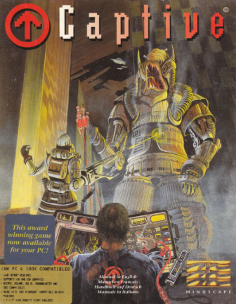 Pochette Captive version PC MS-DOS