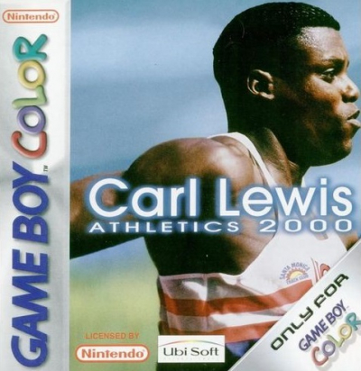 Pochette Carl Lewis Athletics 2000 version GameBoy/Color