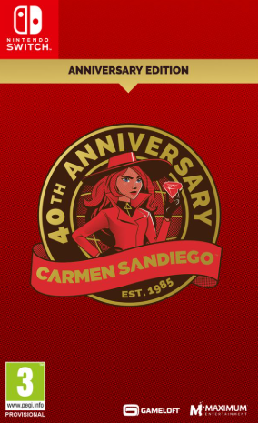 Pochette Carmen Sandiego version Switch