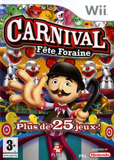 Pochette Carnival : Fête foraine version Wii