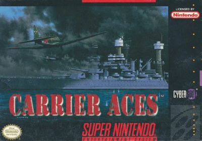Pochette Carrier Aces version Super Nintendo