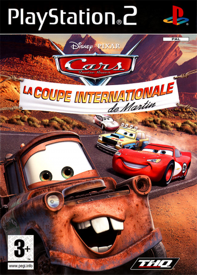 Pochette Cars : la coupe internationale de Martin version PlayStation 2