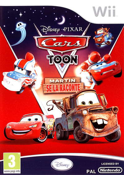 Pochette Cars Toon : Martin se la Raconte version Wii