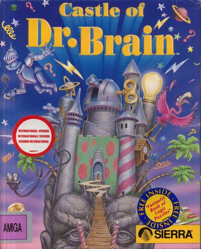 Pochette Castle of Dr. Brain version Amiga