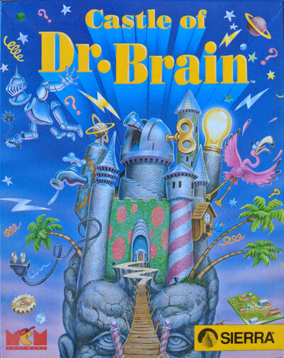 Pochette Castle of Dr. Brain version PC MS-DOS