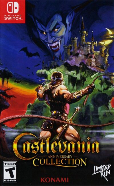 Pochette Castlevania Anniversary Collection version Switch