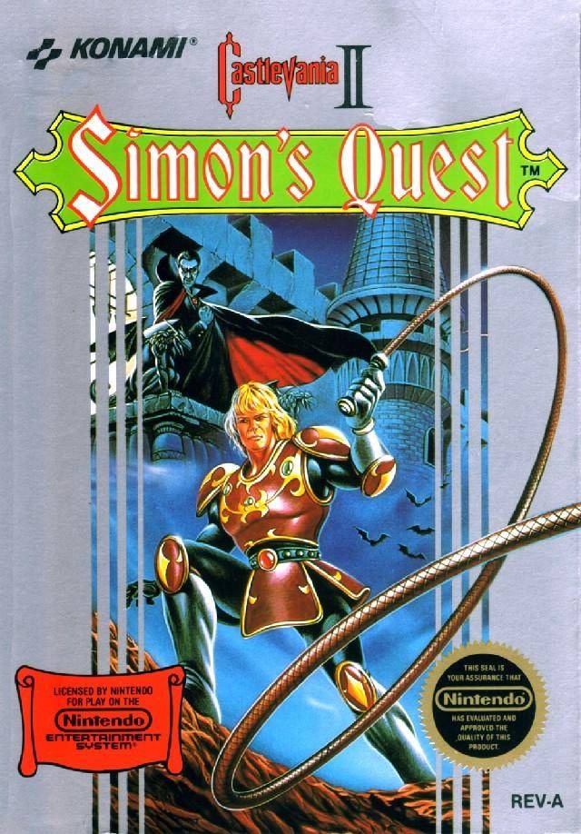 Pochette Castlevania II : Simon's Quest version NES