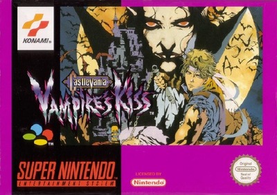 Pochette Castlevania : Vampire's Kiss version Super Nintendo