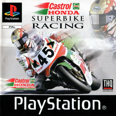 Pochette Castrol Honda Superbike Racing 2000 version PlayStation