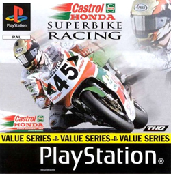 Pochette Castrol Honda Superbike Racing version PlayStation