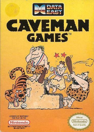 Pochette Caveman Games version NES