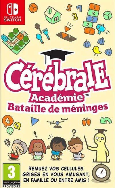 Pochette Cérébrale Académie : bataille de méninges version Switch