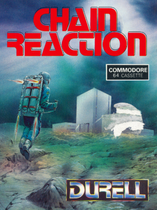 Pochette Chain Reaction version Commodore 64