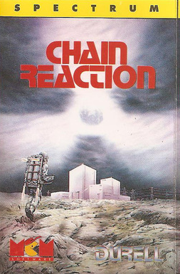 Pochette Chain Reaction version ZX Spectrum