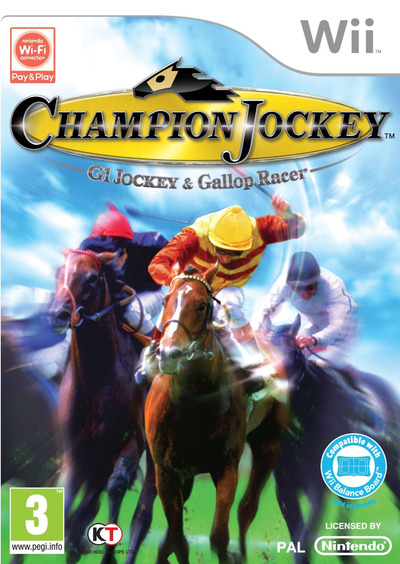 Pochette Champion Jockey : G1 Jockey & Gallop Racer version Wii