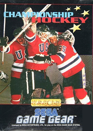 Pochette Championship Hockey version GameGear