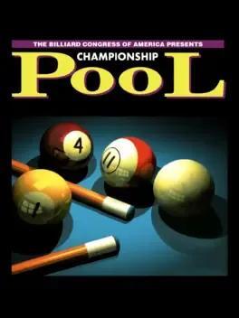 Pochette Championship Pool version PC MS-DOS