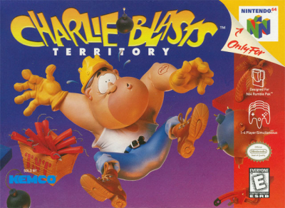 Pochette Charlie Blasts Territory version Nintendo 64