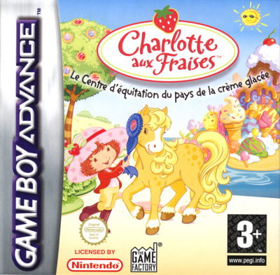 Pochette Charlotte aux Fraises : Le Centre d'Equitation du Pays de la Crème Glacée version GameBoy Advance