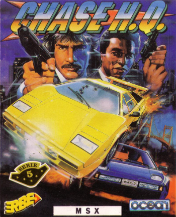 Pochette Chase H.Q. version MSX