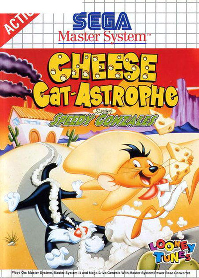 Pochette Cheese Cat-Astrophe starring Speedy Gonzales version Master System