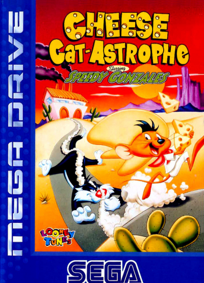 Pochette Cheese Cat-Astrophe starring Speedy Gonzales version Megadrive