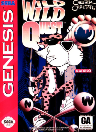 Pochette Chester Cheetah : Wild Wild Quest version Megadrive