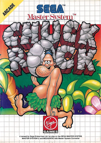 Pochette Chuck Rock version Master System