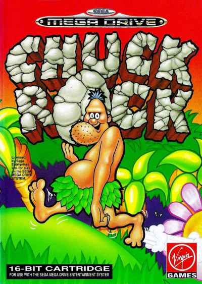 Pochette Chuck Rock version Megadrive