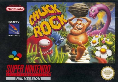 Pochette Chuck Rock version Super Nintendo