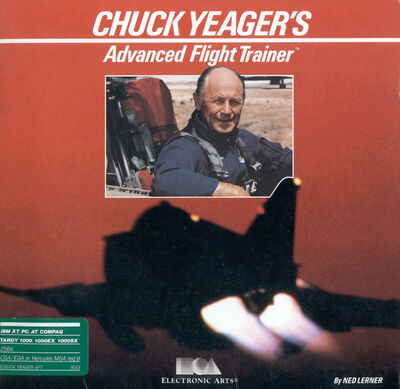 Pochette Chuck Yeager's Advanced Flight Trainer version PC MS-DOS
