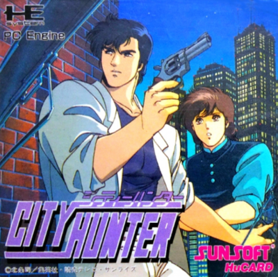 Pochette City Hunter version PC-Engine