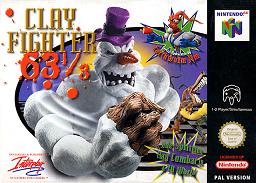 Pochette ClayFighter 63 1/3 version Nintendo 64
