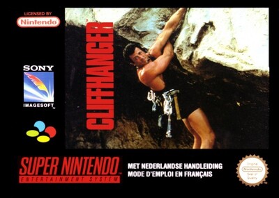 Pochette Cliffhanger version Super Nintendo