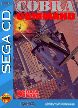 Pochette Cobra Command version Mega-CD
