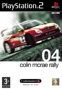 Pochette Colin McRae Rally 04 version PlayStation 2