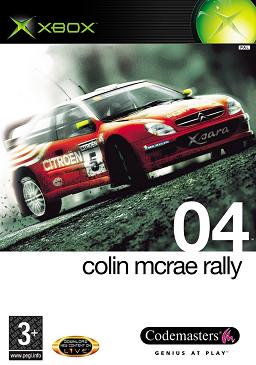 Pochette Colin McRae Rally 04 version Xbox