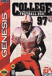 Pochette College Football USA 97 version Megadrive