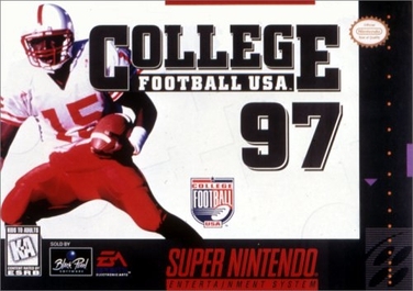 Pochette College Football USA 97 version Super Nintendo