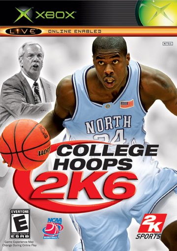 Pochette College Hoops 2K6 version Xbox