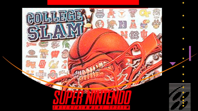 Pochette College Slam version Super Nintendo