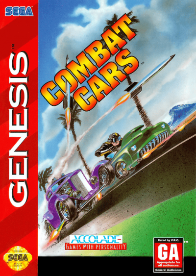 Pochette Combat Cars version Megadrive