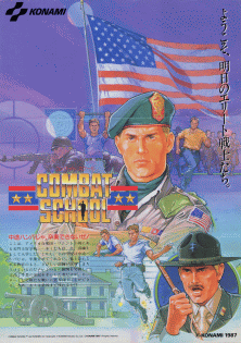 Pochette Combat School version Amstrad CPC