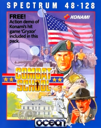 Pochette Combat School version ZX Spectrum