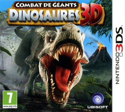 Pochette Combats de Géants : Dinosaures 3D version 3DS